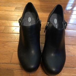 Dr. Scholls Black Wedge Shoes